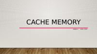 Chache memory, Internal Memory and external memory.pptx